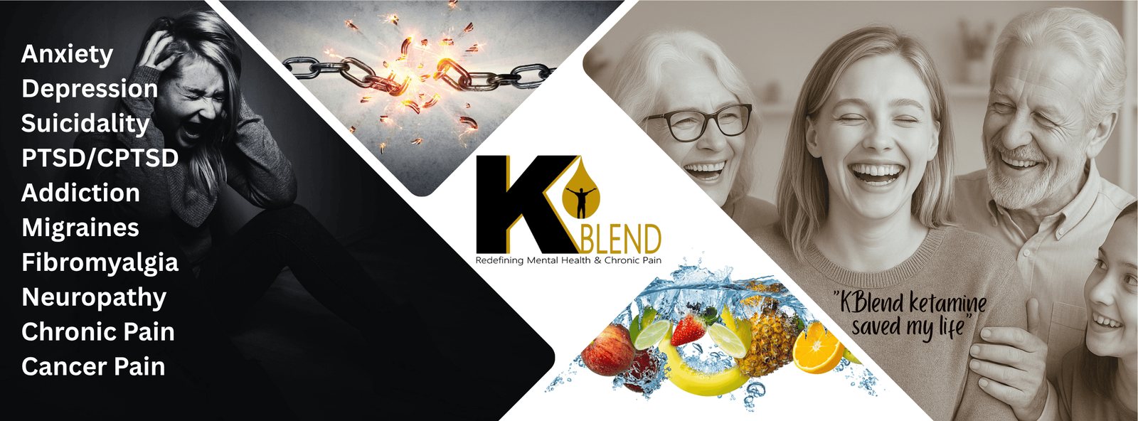 KBlend: from anxiety, depression and chronic pain to a life restored